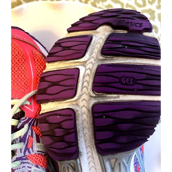 Asics Gel Cumulius 17 Fluid Ride Womens size 8.5 Hot Pink, Purple Running Shoes - Picture 6 of 9